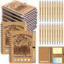 Jetec 20 Set Back to School Occupational Therapist Appreciation Gifts Bulk OT Spiral Notebooks Journals with Sticky Notes and Pens for Students Teacher Healthcare Staff Office Supplies