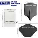 3 Pack Lipo Foam Ab Board Post Surgery Liposuction Abdominal Compression Board BBL Lumbar Molder Backboard For Liposuction