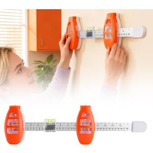 Level Ruler Picture Hanging Tool with Built-in Level – Precision Frame Alignment Tool for Wall Decor, Easy & Accurate Hanging Guide for Photos, Artwork & Mirrors