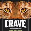 CRAVE Grain Free Indoor Adult High Protein Natural Dry Cat Food with Protein from Chicken & Salmon, 2 Lb. Bag (2 Pound (Pack of 1)), BB Date 01/30/2026