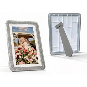 5x7 Picture Frame,2 Pack, Fits 5x7 Photo or 4x6 with Mat, Acrylic Front & Durable ABS Frame, Shatterproof UV-Resistant Tabletop Display, Vertical/Horizontal Home Dcor Frame, Double Colors