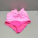 Tempt Me Plus Size Two Piece Bikini - Women High Waisted Swimsuits Bathing Suit Swimwear (Pink), Size 12 Plus