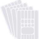 4 PCS Bicycle Chainstay Protector Decal, Clear Bike Frame Protection Tape Stickers, Adhesive Protectors Film Cover Frame Guard for Mountain Bikes Chain Protective Road Bike Folding Frames Protective