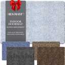 Premium Microfiber Indoor Door Mat 36"x60" Washable Entry Mat, Non-Slip, Waterproof Backing, Super Absorbent, Low Profile Entryway Doormat for Indoor Entrance