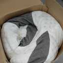 Memory Foam Pillows, Cervical Pillow for Neck and Shoulder Pain Relief, Ergonomic Contour Bed Pillow, Soft for Side Sleep Stomach Sleeping and Back Sleeper (Queen Size-24.8''Lx14.96''Wx5.78''H, Grey)