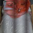 BesLowe 26in Tall Glass Table Lamps Set of 2 with 2 USB Charging Ports & LED Nightlight, Large Coastal Table Lamps for Living Room End Table, Modern Beach Lamps for Bedroom Bedside Nightstand, Blue