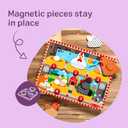Melissa & Doug Happy Hens Push to Pop Wooden Puzzle, Montessori-Inspired Toddler Puzzles with Magnetic Pieces and Colorful Puzzle Board, Preschool Toys for Girls & Boys Ages 18 months+ - FSC Certified