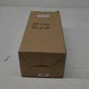 Roman, 13.5" H Lighted Swirl 6-Tier Christmas Tree with Silver Base, Confetti Lite Holiday Decoration, USB Powered Glitter Swirl Tabletop Tree with LED Lights