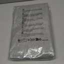 H.VERSAILTEX Primitive Linen Curtains 100% Blackout Curtain Drapes Burlap Curtains with White Thermal Insulated Liner, Grommet Top Drapes Living Room/Bedroom (2 Panels, 42 x 63 Inch, Dove Gray)