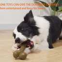 Tough Dog Toys for Aggressive Chewers, Indestructible Dog Toys, Nylon Dog Bones, Durable Tough Puppy Teething Toys, Interactive Dog Toys for Medium Large Breed, Best Gift for Dogs, Beef Flavor (1 Pack)