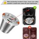 Reusable K Cups Coffee Pods for Keurig, Full Stainless Steel Refillable K Cups Coffee Filter Compatible 1.0 and 2.0 Coffee Makers-Brewers (2Pack)