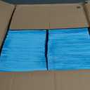 TIDI 1053 Avalon Dental Bib, Blue, 3 Layers, 13 W x 18 L (Pack of 500) Disposable Dental Bibs Embossed 2-Ply Tissue Poly Back to Help Prevent Leak-Through Nail Towels Tattoo Bibs