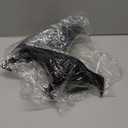 JLJIUBBKX Halloween Shoulder Strap Crow Realistic Black Feather Crow Statue, Halloween Party Decoration, Outdoor Bird Props for Holiday Attire, Shoulder Strap Style