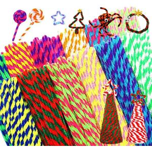 Magnoloran 300Pcs in 10 Colors Pipe Cleaners, Pipe Cleaners Craft Supplies, Pipe Cleaners for Crafts, Craft Pipe Cleaners for DIY Craft Christmas Decoration, Chenille Stems for DIY Arts and Crafts