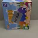 SpringFlower 12 PCS Jumbo Easter Eggs, 10" Large Plastic Easter Eggs for Easter Egg Hunt, Empty Easter Eggs for Filling Treats, Basket Stuffers Fillers, Easter Theme Party Favor,  Transparent with glitters