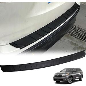 Rear Bumper Protector for Toyota Highlander 2015 2016 2017 2018 2019 2020 PP Material Trunk Outside Door Sill Protector Cover