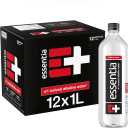 Essentia Water Bottled, Ionized Alkaline Water:99.9% Pure, Infused With Electrolytes, 9.5 pH Or Higher With A Clean, Smooth Taste, 1 Litre (Pack of 12)