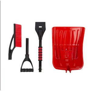 Nordic T. 3 Piece Snow Shovel & Scraper Set, Winter Auto Kit