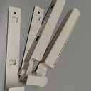 Over The Door Drying Rack, 2 Pack Foldable Over The Door Hooks Hanger for Laundry Clothes Heavy Duty Door Organizer Rack Coat Towels Hanging Storage for Bedroom Bathroom Kitchen (Milky White)