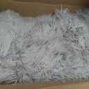 Faux Fur Sheepskin Rug, Grey, 2x6 ft Runner