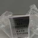 Stockroom Plus Double-Sided Metal Safety Signs, All Visitors Must Wash Hands (5x7 In) - 6 Pack