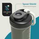 Contigo Shake & Go Fit 2.0 Water Bottle, Sake/Grey, 828 ml Capacity