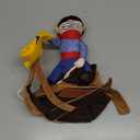 T2Y Cowboy Rider Dog Costume - Halloween Dog Costumes for Large Dogs, Dogs Clothes Knight Style with Doll and Hat for Halloween Day, Suitable for Shepherd, Husky, Shiba InuL