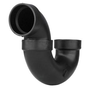 CHARLOTTE PIPE 2 DWV P-Trap with Solvent Weld Joint DWV (Drain, Waste and Vent) (1 Unit Piece) (2 Inch ( EACH qty: 1 ), Black)