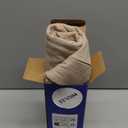 MIULEE Decorative Throw Pillow Covers Neutral Linen Fringe Throw Pillows Set of 2 Natural Linen Boho Farmhouse Cushion Covers with Tassels for Couch Sofa Bed Spring Home Decor 20x20 Inch