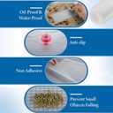 2 Roll Shelf Liner for Wire Shelving, 18x197'' Non Adhesive | Cabinet Drawer Liners Non Slip Clear Waterproof Shelves Liners Easy to Cut 2mm Thick Non-Slip Stain-Proof Wire Shelf Liner
