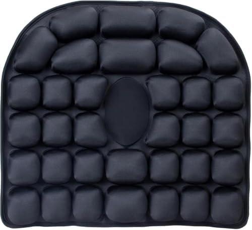 Irsnianianfa Sondur Travel Cushion,Comfortable 3D Air Seat Cushions,Inflatable Travel Cushion Airplane Seats for Car,Office Chair, Wheelchair (Black)