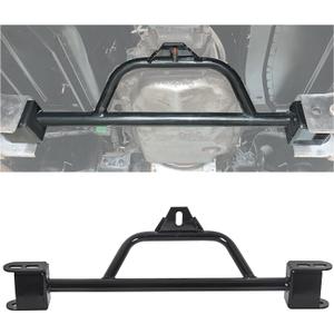 ECOTRIC 4L60E to 4L80E Transmission Crossmember Compatible with 2000-2013 Chevrolet Silverado/GMC Sierra 2WD (Black)