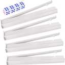 Non-Slip Mahjong Racks with Pushers,19" Tile Holders for Mahjong Game, 430 x 85 x 30 mm / 480 x 85 x 30 mm
