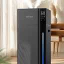 Mifasol Humidifier Large Room, 5.3Gal/20L Warm and Cool Mist Humidifiers for Home 1500 sq ft, Double Nozzles Whole House Humidifier, Humidifiers for Bedroom Plants Office Commercial Large Areas, Black