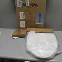 Bidet Seat for Elongated Toilet Seat Non-Electric Soft Close with Quick Release Hinges for Easy Clean Dual Nozzle Front and Rear Wash(PG303A-HPN-AZ)