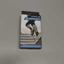 ABIRAM Ankle Brace for Women & Men, Compression Sleeve with Wrap, Foot Support Sleeve, Ankle Support for Sprained Ankle, Plantar Fasciitis Relief Socks, Achilles Tendonitis, Sport, S (Black)