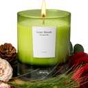 Forest Cedar Candle - Strong Christmas Scented Candles, 70 Hours Long-Burning, Pine Fir & Eucalyptus Scented Soy Candle, Ideal Gift for The Holidays & Home Decor (Norwegian Pine | 12 oz)