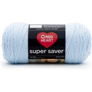 2 x RED Heart Super Saver Yarn, Light Blue