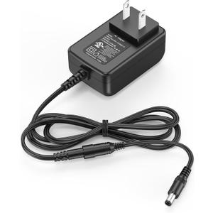for Black Decker 7.2V Drill Charger Power Cord for Black & Decker 9099KC 9099KCB 9099KCB-VA BDC752 BDC752K FS9099 Cordless Drill, AC DC Power Adapter 6.5FT Charging Cable with UL Listed