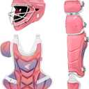 Easton | Jen Schro My Very First Youth Softball Catchers Set | Helmet, Leg Guards & Chest Protector Included, X-Small