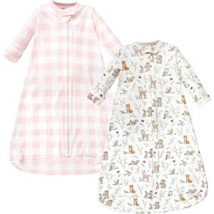 Hudson Baby Unisex Baby Cotton Long-Sleeve Wearable Sleeping Bag, Sack, Blanket, 12-18M