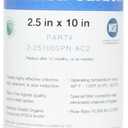 RV Water Filter Activated Carbon Block Push-Nipple Cartridge OEM 2.5 x 10" for RCS/FR1 Housing Replaces KW1 and FRE-10-BN