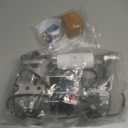 Vacuum Pump 50 L/Min with Switch, Oilless Lab Pump with Vacuum Meter, Aluminum Silencer and 4 Connectors, for Laboratory Electronics Industry