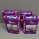 Poise Incontinence Pads & Postpartum Incontinence Pads, 3 Drop Light Absorbency, Long Length, 96 Count (4 Packs of 24)