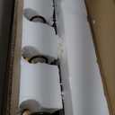 PRESDE Vintage Bathroom Vanity Fixtures Over Mirror Bronze Brushed Black 4-Light vantiy Lighting for Bathroom (Oil Rubbed Bronzewith bubbles)