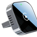 Teeran Wireless CarPlay Adapter Upgrade Wired CarPlay to Wireless, Mini Cube Design for Cars with Built-in Wired Apple CarPlay Plug and Play Easy Use Fast Stable Connection Car Play for iPhone (Silver)