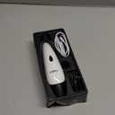 LuckyTail Pet Nail Grinder for Dogs and Cats - Super Quiet and Low Vibration Electric Dog Nail Grinder with 2 LED Lights - USB Rechargeable and Cordless - 2 Speeds - Small to Large Pets (White)