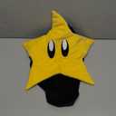 ComfyCamper Hat and Suspenders Dog Costume - X Large Medium Small Lab Star Space Cosplay Halloween Costumes, Large, Yellow