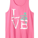 Rower Love Rowing Teams Coxswains Paddlers Crew Scull Tank Top (Pink, S)