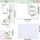 ZOIIWA 150 Pieces Bulk Sympathy Card with Envelopes Flower Sympathy Thank You Cards With Greetings Inside Floral Funeral Thank You Bereavement Condolences Cards